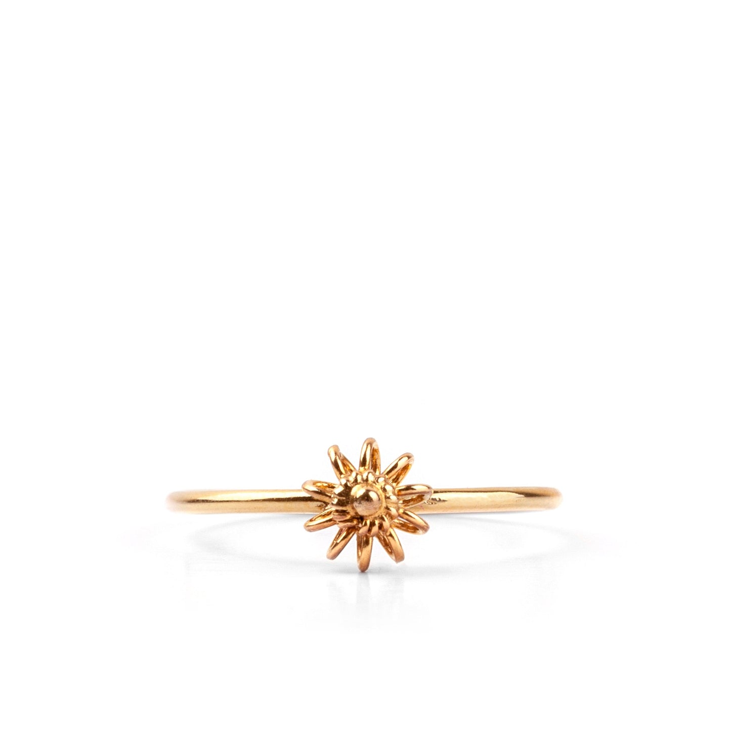 Indian Flower Ring - 9ct Gold