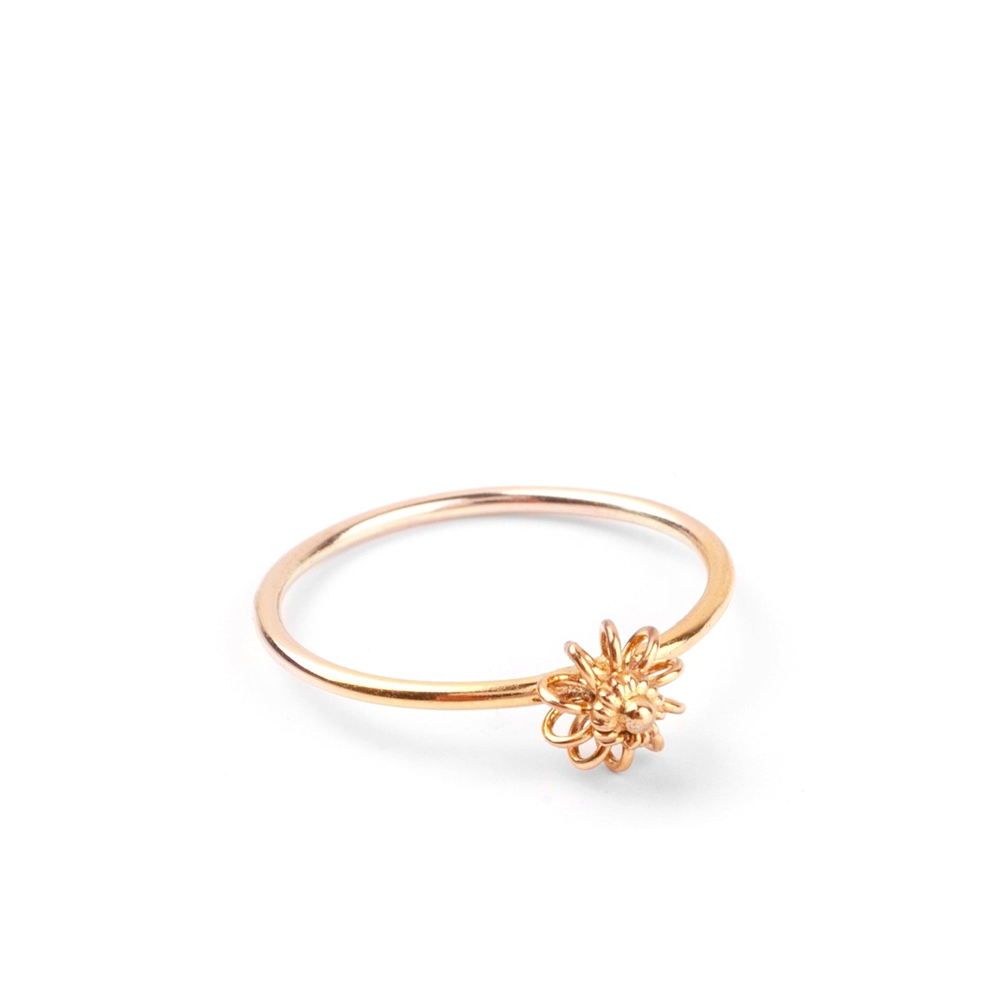 Indian Flower Ring - 9ct Gold