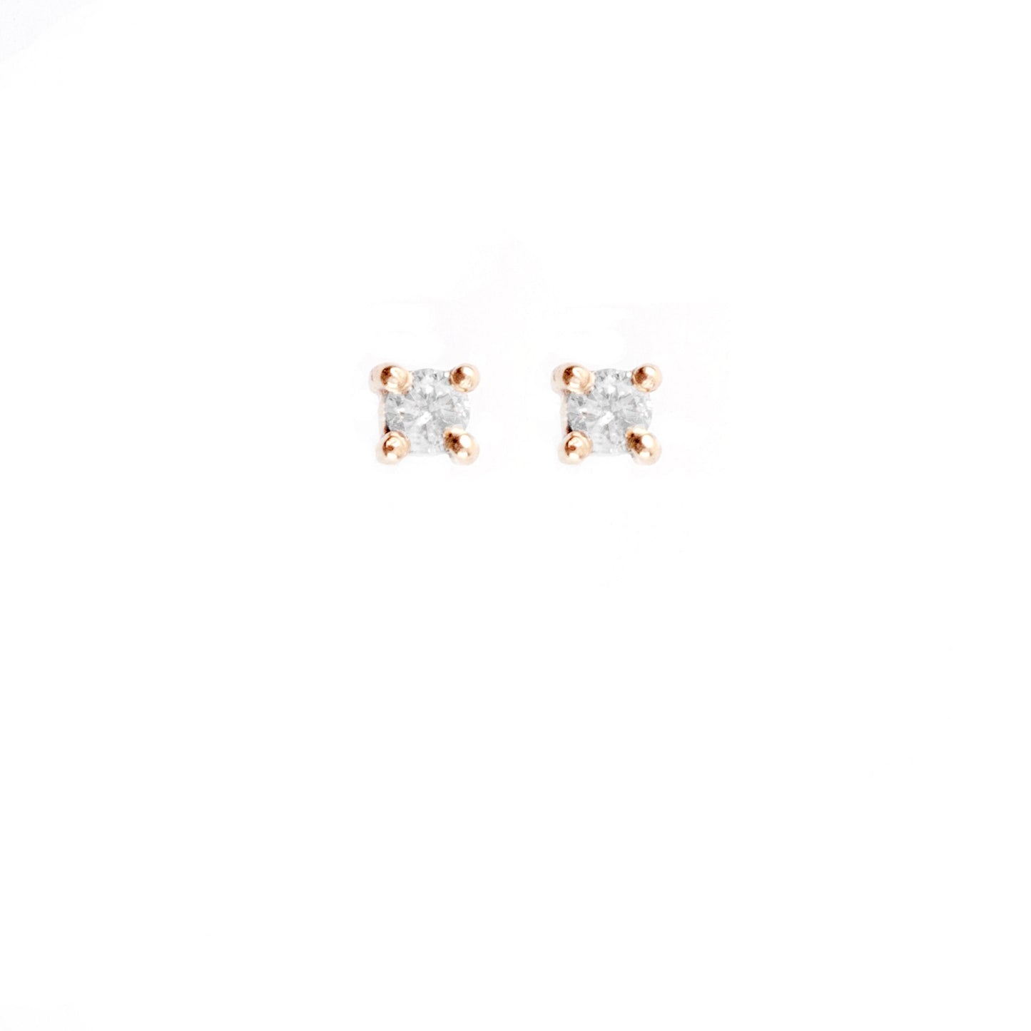 Sunkissed Diamond Studs - 9ct Gold