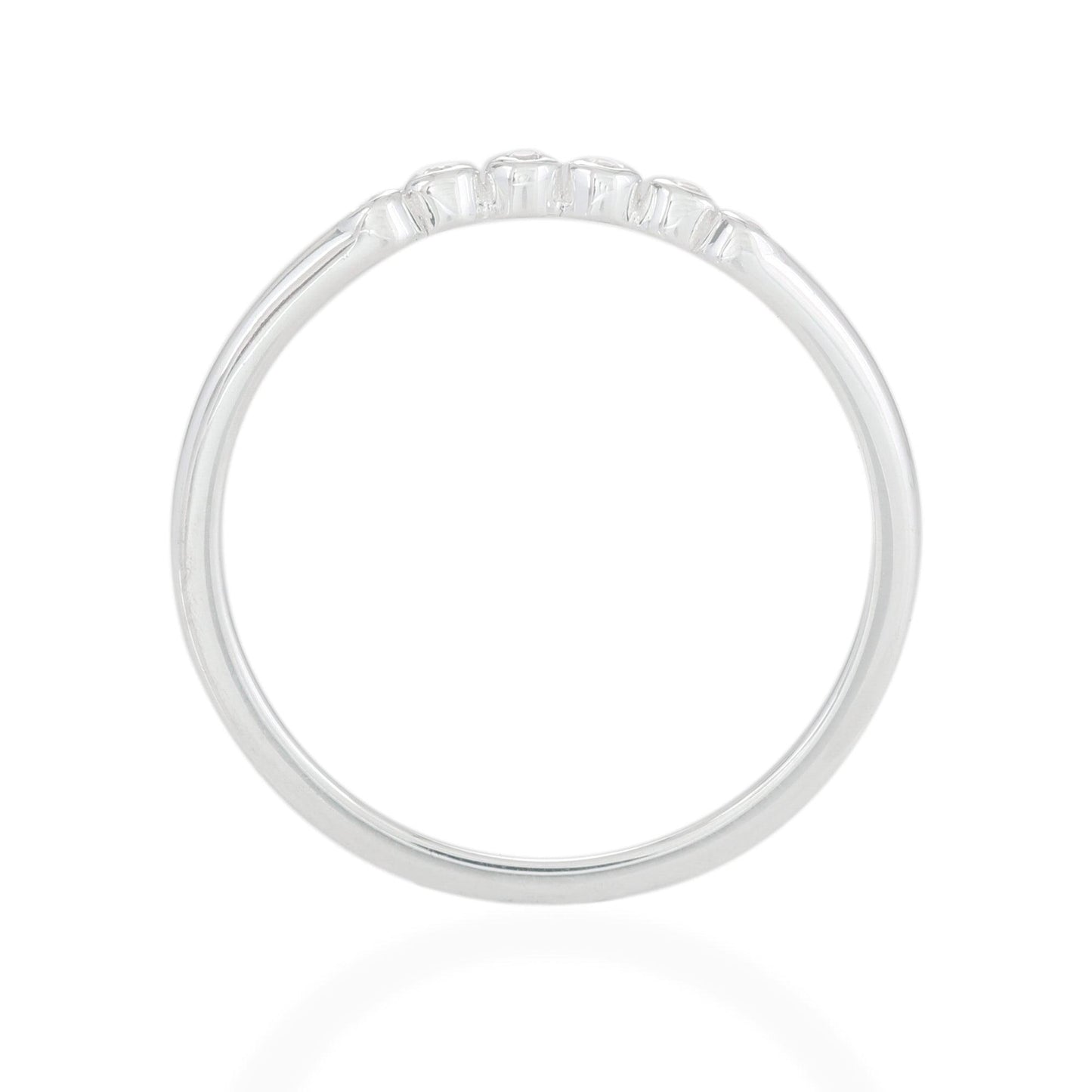 Half Circle Stacking Ring - Sterling Silver
